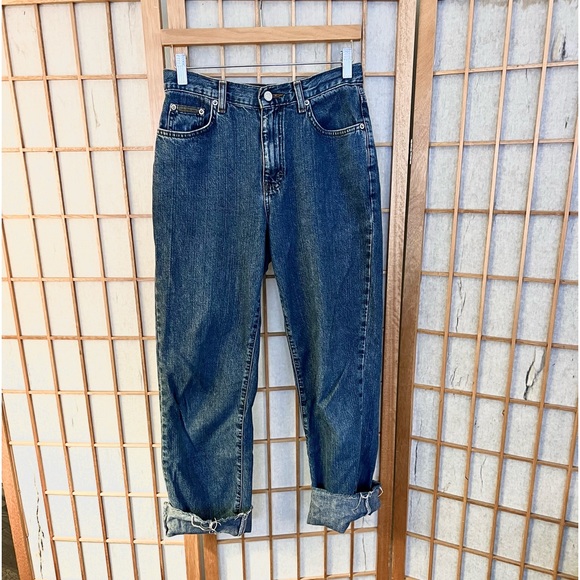 Vintage Calvin Klein Loose Fit High Waisted Jeans - Picture 1 of 8